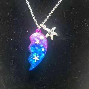 Vintage Y2K Claire's Best Friend  Heart Necklace